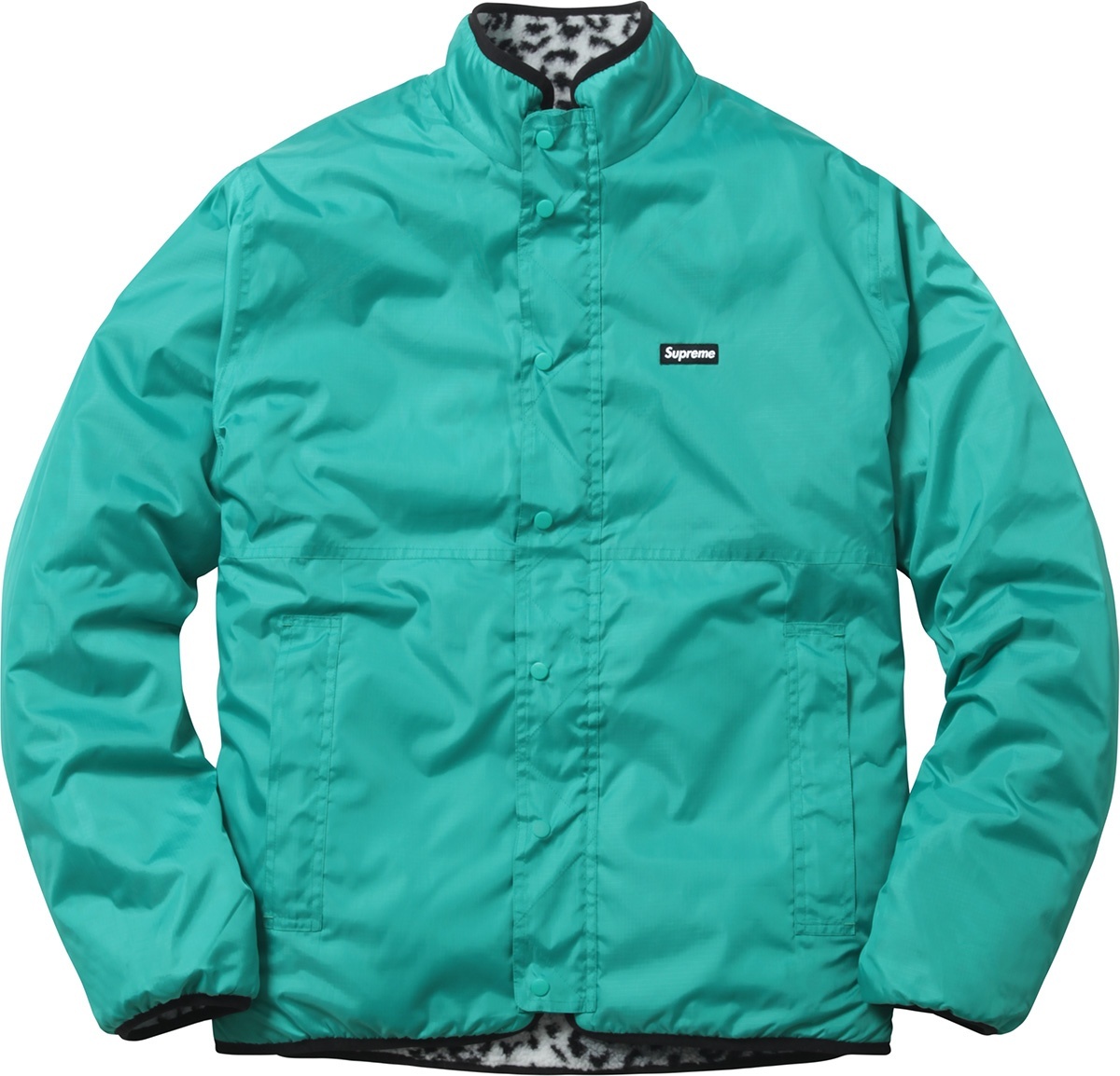 Leopard Fleece Reversible Jacket view 20